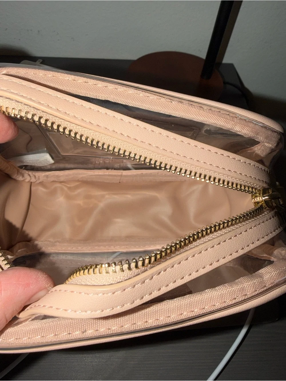 Poppy & Peonies Stadium Collection Blush Crossbody